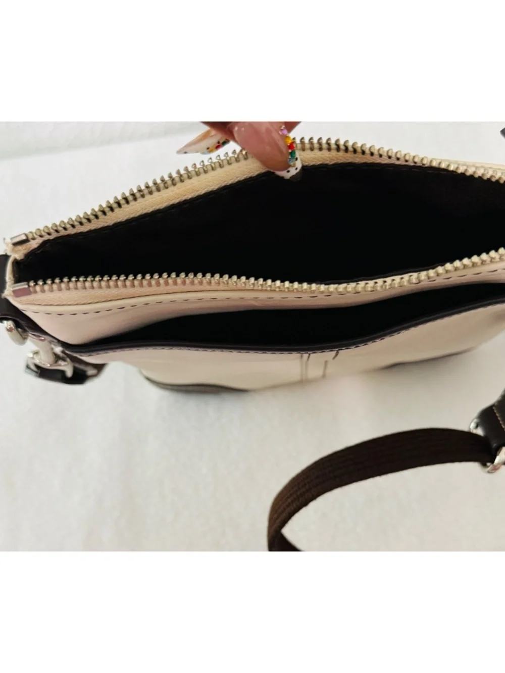 Coach Vintage Slim Leather Swingpack Crossbody Bag, Y2k Era,